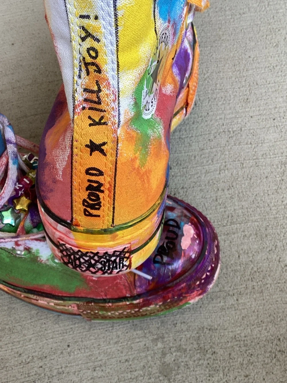 Converse Chuck Taylor Hand-Painted High-Top Sneakers #560846F Unisex